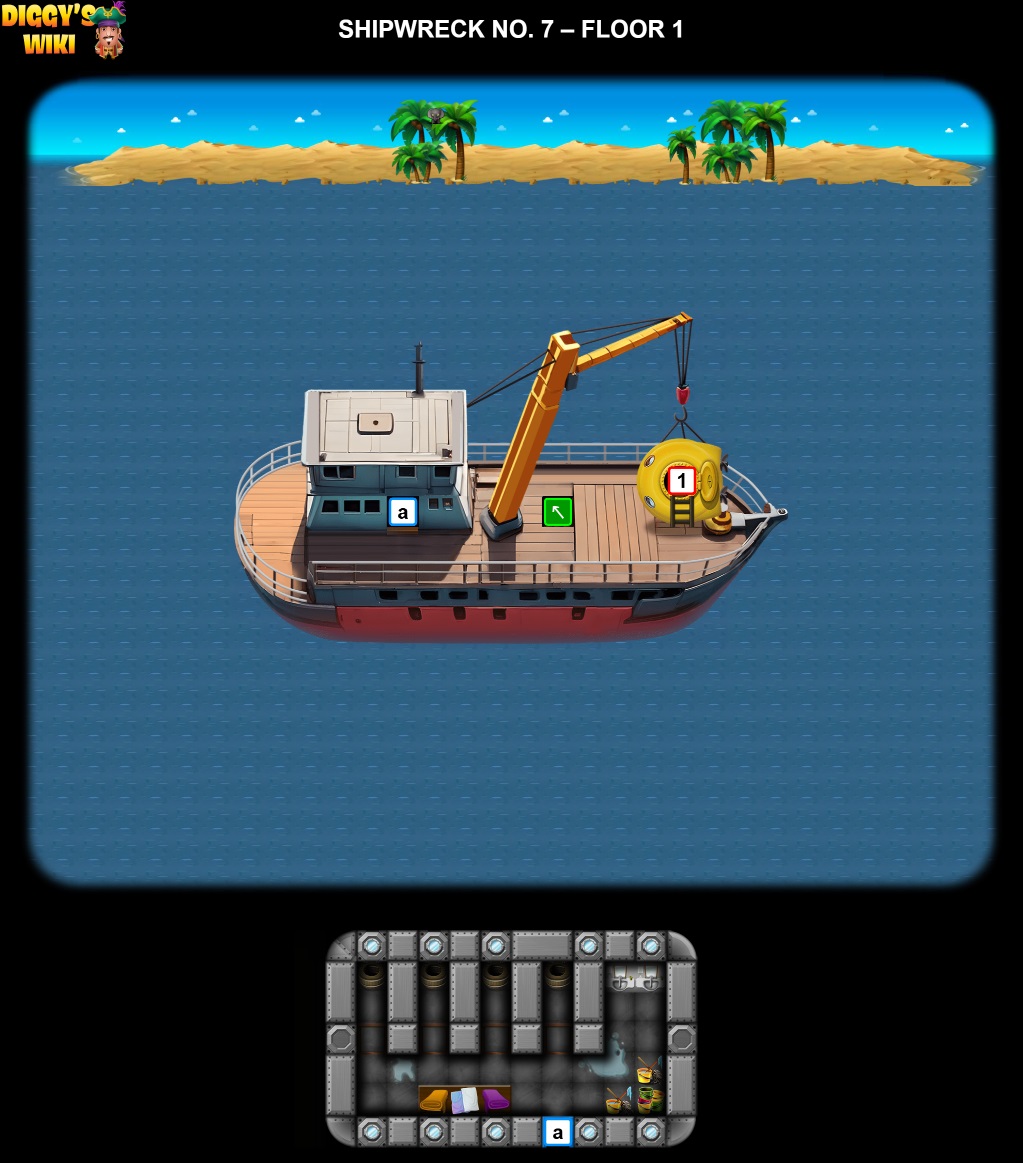 探検と冒険　7 Shipwreck No. 7 - Sunken Fortunes - Diggy's Adventure | Diggy's Guide
